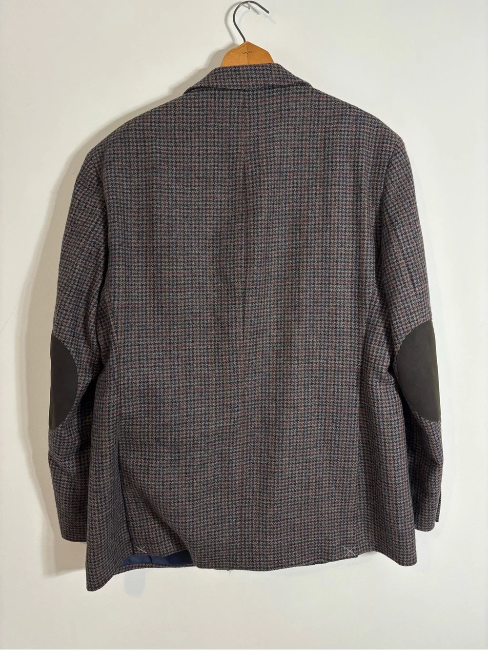 Jos A Bank Brr Comfort Slim Fit Blazer 46L Houndstooth Wool